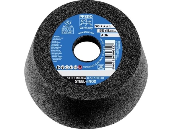 PFERD Cup wheels SG STEELOX, 11 cm, 2 styck