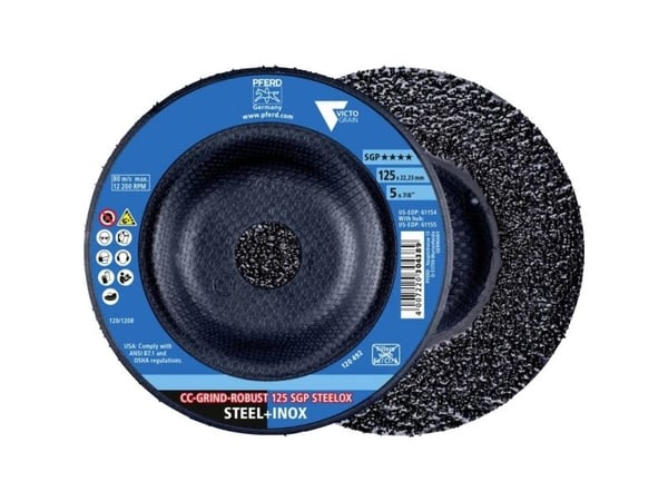 PFERD CC-GRIND ROBUST SGP STEELOX, 12,5 cm, 10 stykker