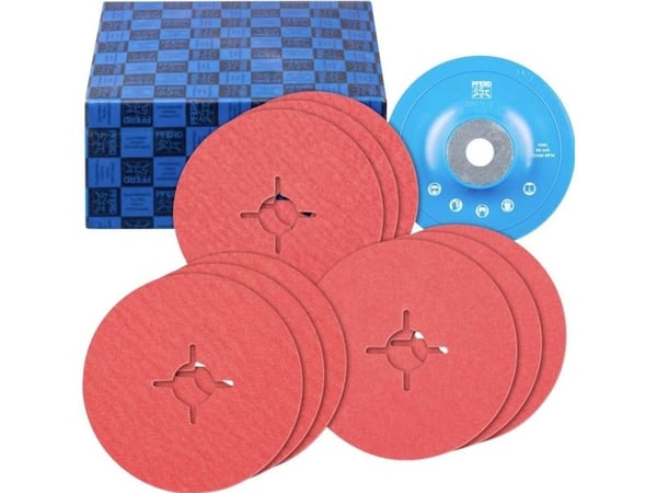PFERD Fibre disc set, 12,5 cm, 1 stykker