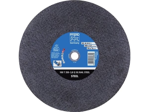 PFERD Rail cut-off wheel SG RAIL STEEL, 35 cm, 10 stykker