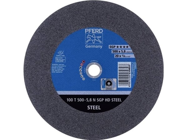 PFERD Stationary cut-off wheels SGP HD STEEL, Stål, 5 stykker