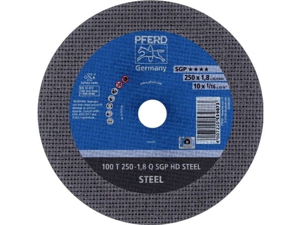 PFERD Stationary cut-off wheels SGP HD STEEL, Stål, 20 stykker