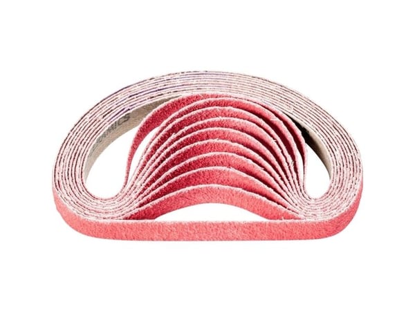 PFERD 45020063, Slipebelte, Rød, 330 mm, 12 mm, 100 stykker