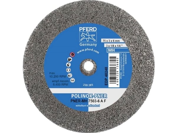 PFERD POLINOX wheels PNER, 10 styck