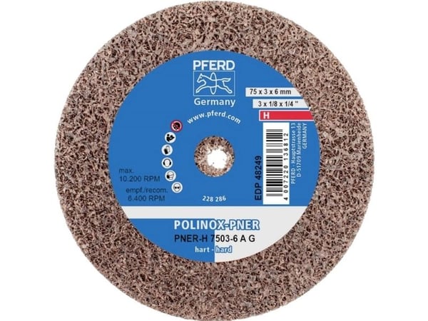 PFERD POLINOX wheels PNER, 10 styck