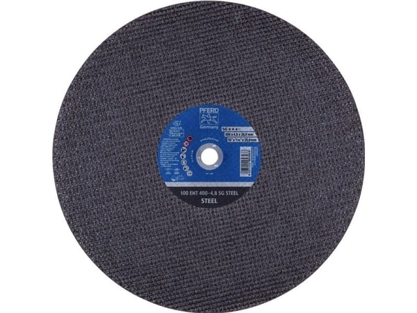 PFERD Cut-off wheels for petrol cutters SG STEEL, 40 cm, 10 stykker