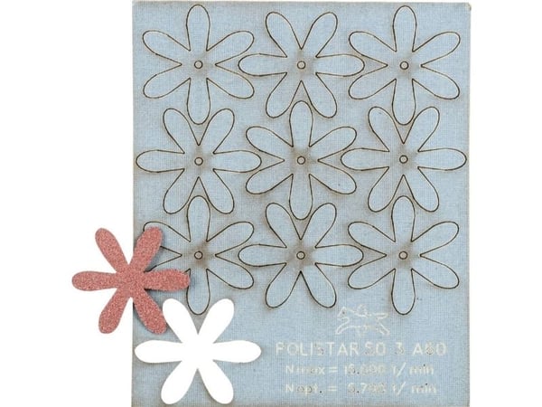PFERD POLISTAR cross buffs, 100 styck