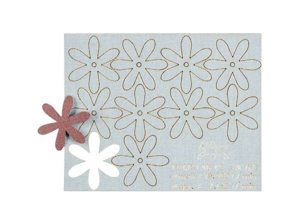PFERD POLISTAR cross buffs, 100 styck