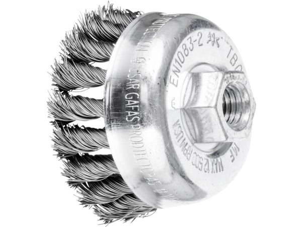 PFERD 43305020, Kopp stålbørste, 6,5 cm, 12500 RPM, 5 stykker