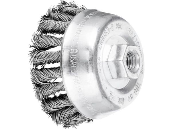 PFERD 43306061, Kopp stålbørste, 8 cm, 10000 RPM, 1 stykker