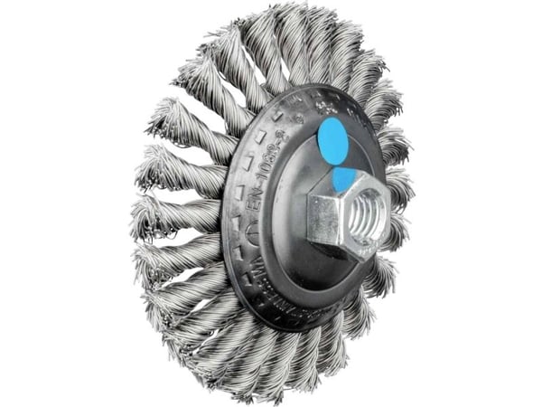 PFERD POS KBG 11515/M14 INOX 0,50, 11,5 cm, 11,5 cm, teräs, metalli ilman rautaa, pronssi, ruostumaton teräs, alumiini, 15 000 rpm