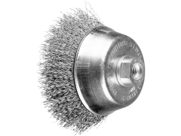 PFERD 43469103, Kopp stålbørste, 10 cm, 8500 RPM, 1 stykker