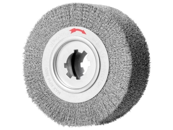 PFERD 43506811, Slipebørste, Universal, 3600 o/min, Rund, 25 cm, 100 mm