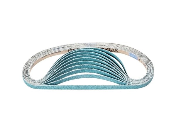 PFERD 45009204, Slipebelte, Blå, 610 mm, 12 mm, 100 stykker