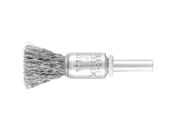 PFERD 43204105, Kopp stålbørste, 6 mm, 1,3 cm, 20000 RPM, 10 stykker