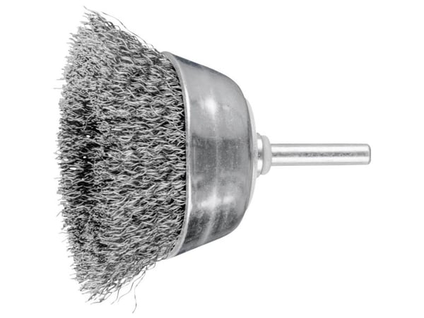 PFERD 43211202, Kopp stålbørste, 6 mm, 7 cm, Stål, 6000 RPM, 10 stykker