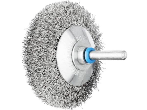 PFERD Bevel brushes crimped shank-mounted, Stål