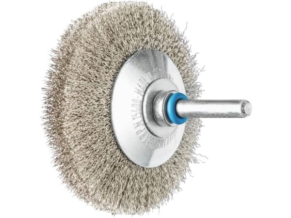 PFERD Bevel brushes crimped shank-mounted, Stål