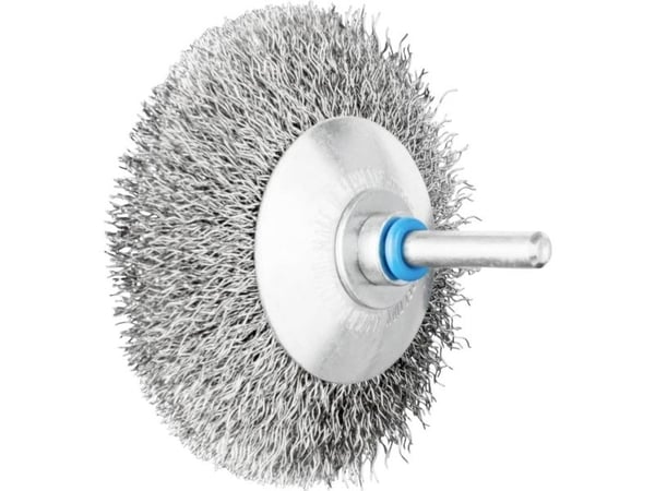 PFERD Bevel brushes crimped shank-mounted, Stål