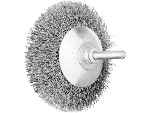 PFERD Bevel brushes crimped shank-mounted, Stål