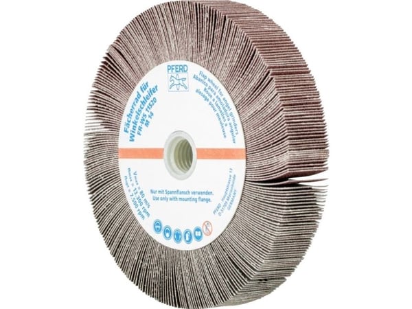 PFERD 44781518, Foldehjul, Universal, Aluminiumoksid, 13300 o/min, Rund, 11,5 cm