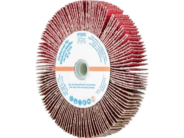 PFERD 44782604, Klaffhjul, Rustfritt stål, 12200 RPM, Rund, 12,5 cm, 20 mm