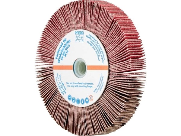 PFERD 44782608, Klaffhjul, Rustfritt stål, 12200 RPM, Rund, 12,5 cm, 20 mm