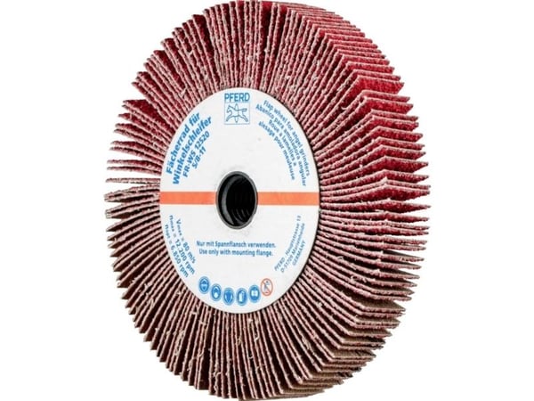PFERD 44782804, Klaffhjul, Rustfritt stål, 12200 RPM, Rund, 12,5 cm, 20 mm