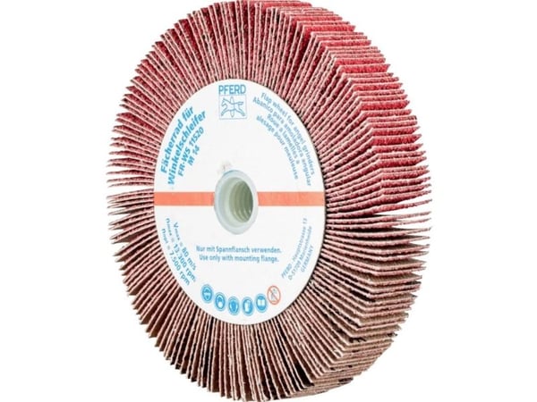 PFERD 44781606, Klaffhjul, Rustfritt stål, 13300 RPM, Rund, 11,5 cm, 20 mm