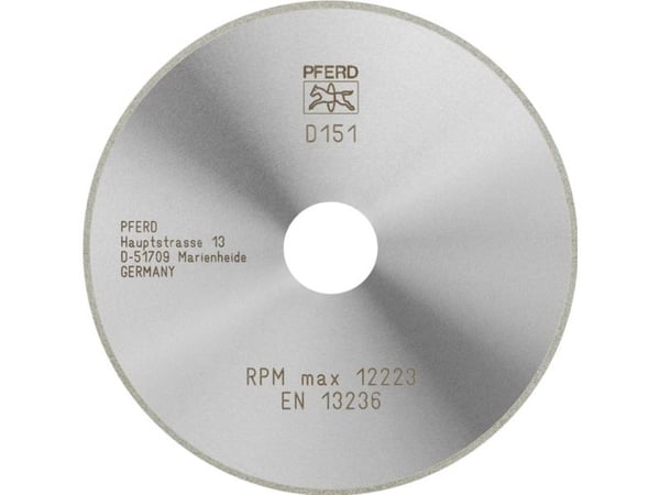 PFERD D1A1R 125-1,4-20 D 151 GAD, Plast, PFERD, 2 cm, 12,5 cm, 1 stk.