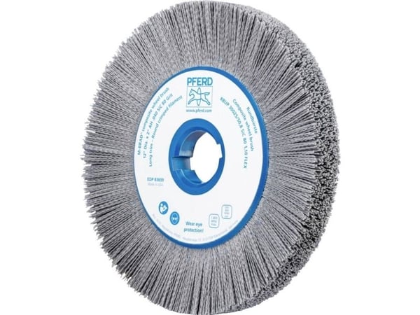 PFERD 79183659, Slipebørste, Universell, Silisiumkarbid, 1800 RPM, Rund, 5,08 cm