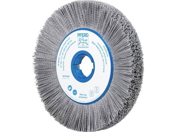 PFERD 79183660, Slipebørste, Universell, Silisiumkarbid, 1800 RPM, Rund, 5,08 cm