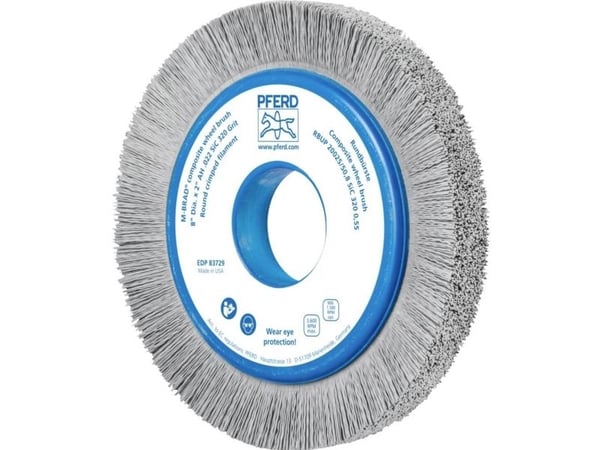 PFERD 79183729, Slipebørste, Universell, Silisiumkarbid, 3600 RPM, Rund, 5,08 cm