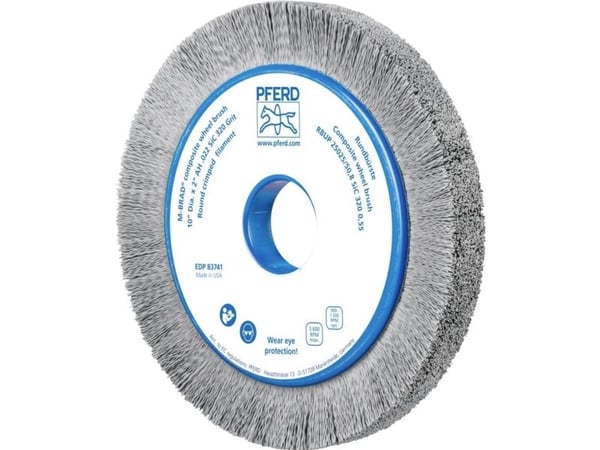 PFERD 79183741, Slipebørste, Universell, Silisiumkarbid, 3600 RPM, Rund, 5,08 cm