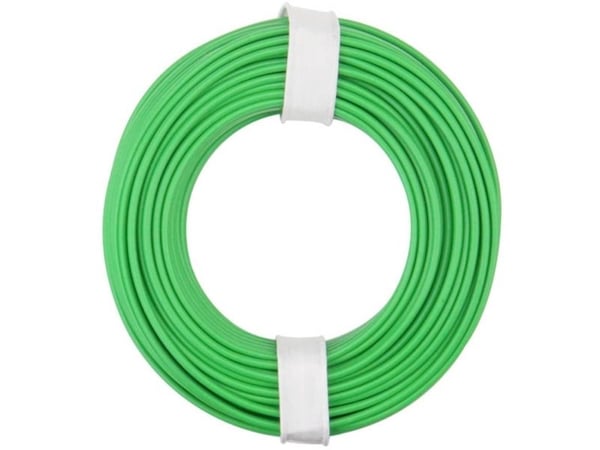 Donau Elektronik 125-014 kabel 1 x 0,25 mm² grön 10 m