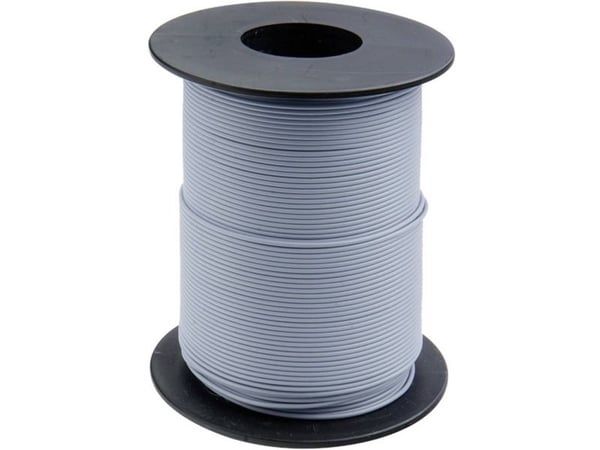 Donau Elektronik 125-S50-9 Tråd 1 x 0,25 mm² grå 50 m