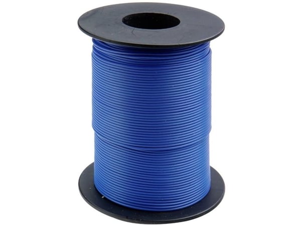 Donau Elektronik 125-S50-2 Johdin 1 x 0,25 mm² sininen 50 m