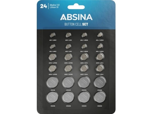 Absina knappcelle-sett, 1 stk