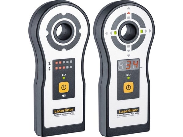 Laserliner CenterScanner Plus, Sort, Grå, -30 - 40 °C, -40 - 60 °C, 75 mm, 28 mm, 172 mm