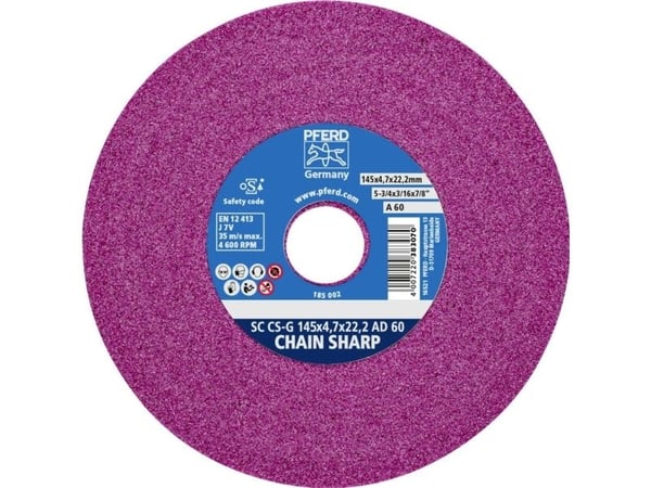 PFERD 33100002, 4600 RPM, 2,22 cm, 4,7 mm, 60 g, 1 stykker