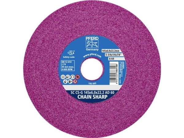 PFERD 33100003, 4600 RPM, 2,22 cm, 6 mm, 60 g, 1 stykker