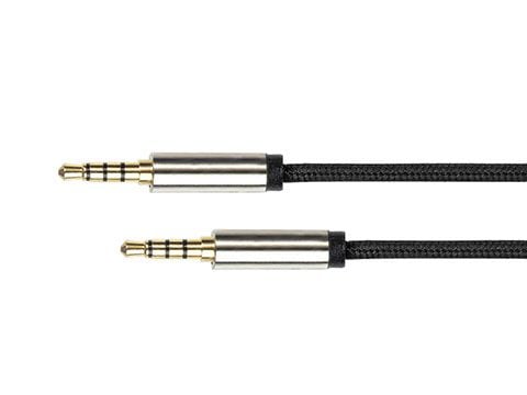 Python GC-M0230, 3.5mm, Hankjønn, XLR (4-pin), Hankjønn, 3 m, Svart
