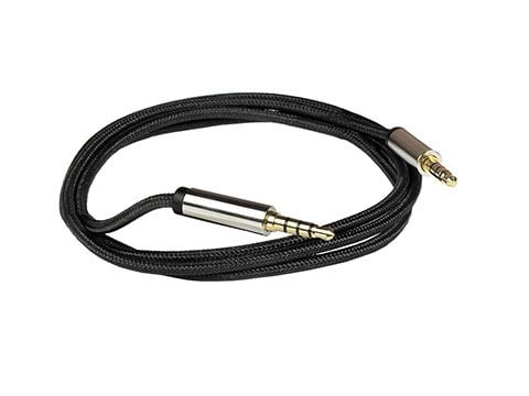 Python GC-M0230, 3.5mm, Hankjønn, XLR (4-pin), Hankjønn, 3 m, Svart