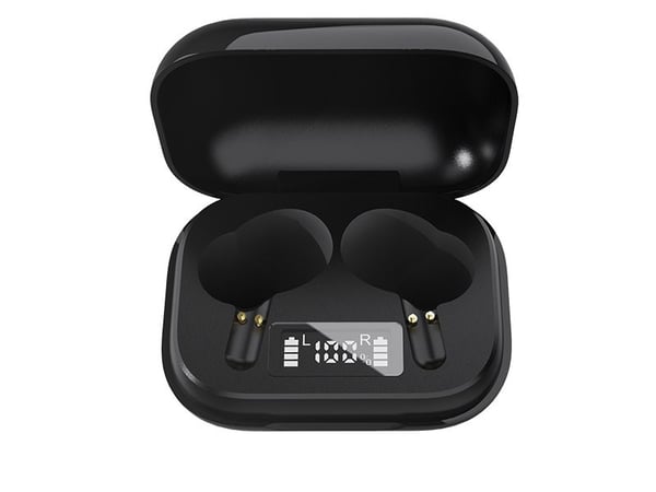 Denver TWE-38BLACK, Trådløs, Samtaler/musikk, Hodesett, Sort