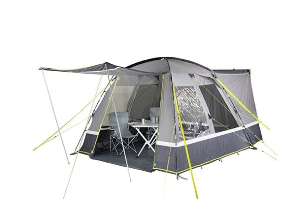 High Peak Trentino 2.0, Camping, Gruppe telt, Grå, Limefarget