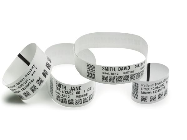 Zebra Z-Band Direct Pediatric - Polypropylen (PP) - lim - 25.4 x 177.8 mm 250 stk handledsband - för Zebra HC100 Patient I.D. Solution