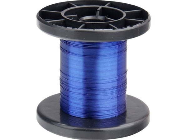 Lackerad koppartråd (inkl. isolationslack) utv. diameter 0,15 mm 100 m