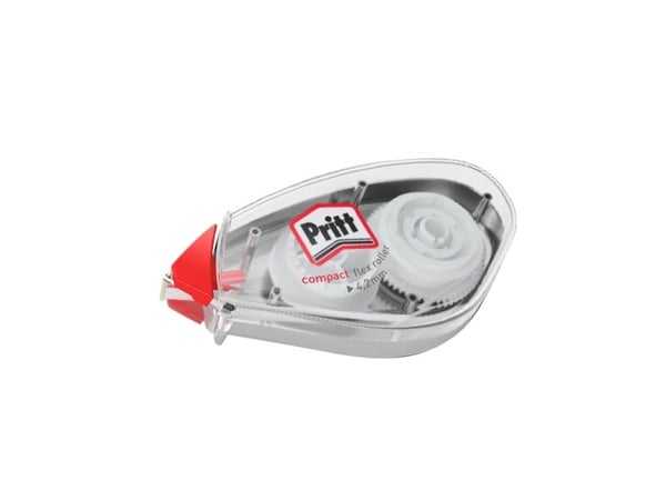 Pritt Compact Flex, Rød, Gjennomsiktig, Hvit, 10 m, 4,2 mm, 1 stykker