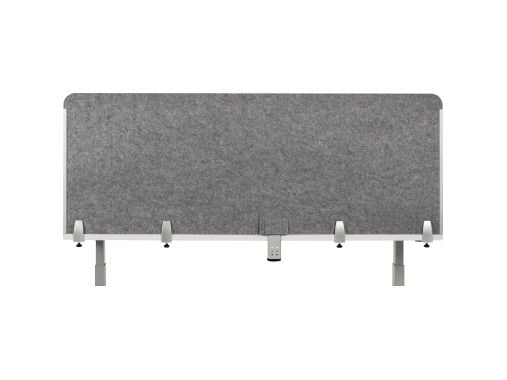 BakkerElkhuizen BE Safety Screen back, Lysegrå, PET-filt, Plast, Grå, 1 stykker, 1200 mm