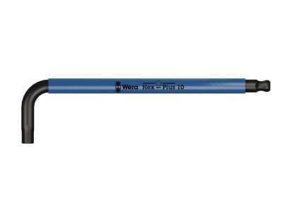 Wera 950 SPKL HF, L-formet hexnøkkel, Metrisk, 1 stykker, 10 mm, 22,4 cm, 4,2 cm